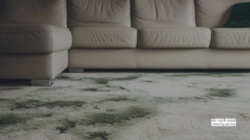 Mold in rugs after water damage