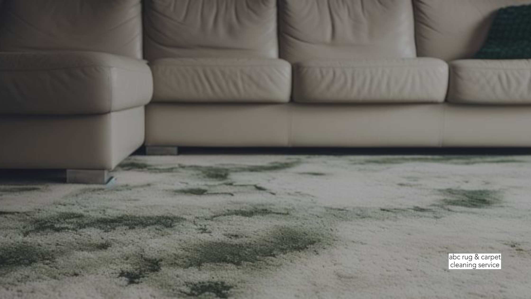 Mold in rugs after water damage